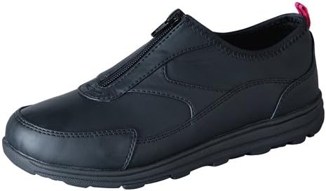 Cherokee Anywears Women's Marigold Leather Zipper Athletic / Nurse Shoes