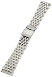 Hadley-Roma Men's MB4536RWSE22 22-mm Stainless Steel WatchBracelet