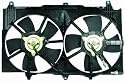 A/C CONDENSER RADIATOR FAN/SHROUD for INFINITI G-35 (2003-2007); NISSAN 350-Z (2003-2006) , 2003 2004 2005 2006 2007 03 04 05 06 07