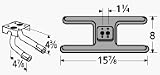 'Burner Asmby, H Twn 1.25 , Ci, 15.875 X 8; Bmstr'
