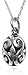 Jewelry : Sterling Silver Oval Filigree Pendant, 18"