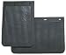 Highland 1007100 Black Heavy Duty Rubber Splash Guard - 2 Piece