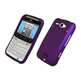 EMPIRE Purple Rubberized Hard Case Cover for AT&T HTC Status