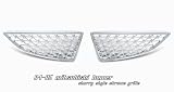 2004 2005 04 05 MITSUBISHI LANCER MESH CHROME STARRY STYLE BUMPER GRILL GRILLE ES OZ