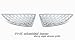 2004 2005 04 05 MITSUBISHI LANCER MESH CHROME STARRY STYLE BUMPER GRILL GRILLE ES OZ