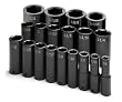 SK Hand Tools 4049 19-Piece 1/2-Inch Drive 6 Point Deep Fractional Impact Socket Set