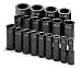 SK Hand Tools 4049 19-Piece 1/2-Inch Drive 6 Point Deep Fractional Impact Socket Set