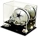 BCW Deluxe Acrylic Mini Helmet Holder Display - With Mirror - Football Helmet, Goalie Mask, Racing Helmet - Sports Memoriablia Display Case - Sportscards Collecting Supplies