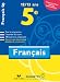 Français 5e : 12-13 Ans Français 5e : 12-13 Ans