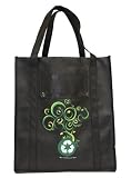Black Reusable Grocery Bag with Go Green Tree Design 41P26t0DBUL. SL160 Black Reusable Grocery Bag with Go Green Tree Design