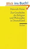 Zur Geschichte der Religion und Philosphie in Deutschland
