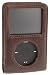Distinguished, Rich Italian Leather case for the Apple iPod 5G, in Dark Brown Pebble Grain