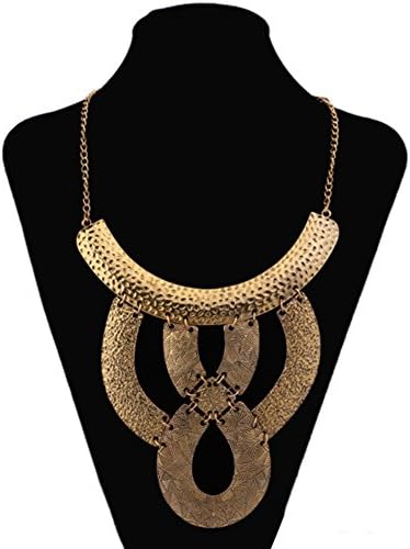 Punk Women's Exaggerate Snake Skin Style Alloy Chunky Chain Necklace Jewelry