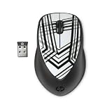 HP X4000 Wireless Mouse with Laser Sensor - Zebra Fade