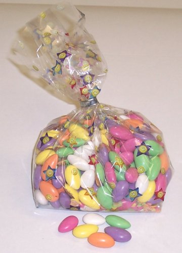 Scott's Cakes Chocolate Jordan Almonds 1 Pound Smiley Face Bag by Almond Pound Cake