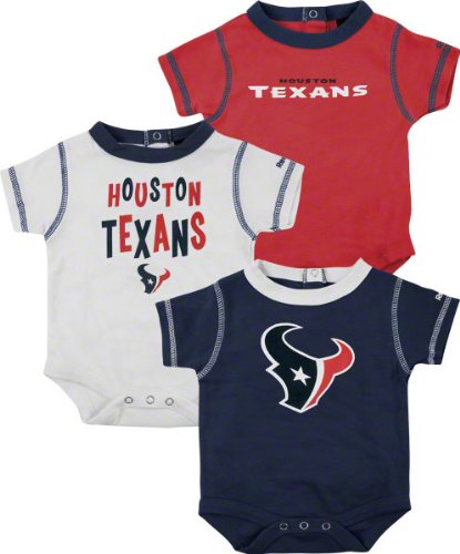 Houston Texans Infant 3-Piece Creeper Set