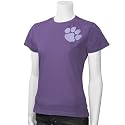 My U Clemson Tigers Purple Ladies Giant Logo Slim Fit T-shirt