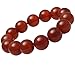 Antiquity Sian Art Charm Jewelry Strecth Bracelet with Red Agate Beads 8 MM (Dark Red) 7