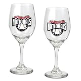 MLB Washington Nationals 14-Ounce Wine Glass (Set of Two)