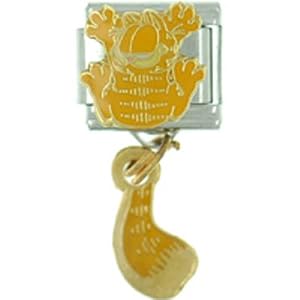 Garfield Dangle Tail Licensed Italian Charms