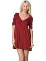 Velvet Brand Clothing by Graham and Spencer - Ruby Red Tunic Dress - SALE Free Shipping