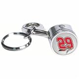 Kevin Harvick #29 NASCAR Solid Metal Piston Replica Key Chain