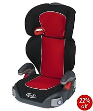 Junior highback booster seat - Scarlet Sport