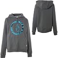 Volcom Boardie Full-Zip Hooded Sweatshirt - Little Boys' Dark Grey, XL