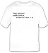 The great unwashed. Exodus (ch. XXXIII, v. 3) T-shirt