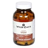 Wild Oats OptiMSM MSM Dietary Supplement Vegetarian Capsules, 1000 mg, 120-Count Bottles (Pack of 2)