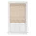 Crushed Fabric Roman-Fold Shade - Beige