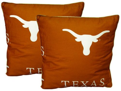 University of Texas Longhorns Set of 2 Decorative Throw Pillow 16