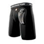 Shock Doctor Men's Compression Short with BioFlex Cup (Small, Black)