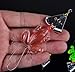 Lot 4pcs Rubber Frog Soft Fishing Lures Bass CrankBait Tackle 9cm/3.54