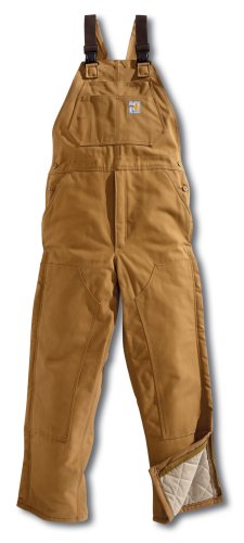 Buy Carhartt® 34 Flame-Resistant Quilt-Lined Duck Bib Overalls Brown by CARHARTT