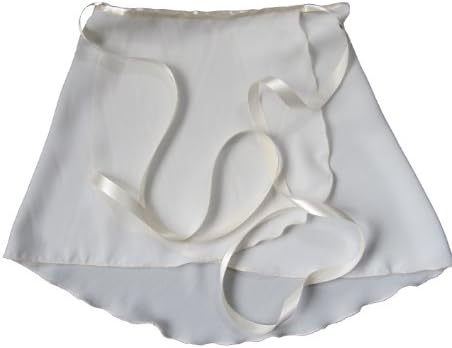 Ivory Georgette Wrap Ballet Skirt Adult Sizes