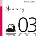 1月3日 My Birthday Book