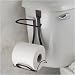 Over Tank Toilet Paper Dispenser and reserve roll storage Holder in Bronze by InterDesign