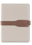 M-Edge Executive Jacket for nook, Pebbled Cream w/Saddle
