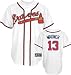 Nate McLouth Jersey: Adult 2010 Majestic Home White Replica #24 Atlanta Braves Jersey