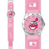 Cleveland MLB Kids’ Indians Pink Future Star Series Watch # MF-CLE