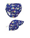 Royal Surf's Up Infant Sun Hat & Large Swim Diaper Set