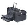 SOLO U.S. Luggage Rolling Notebook Computer/Printer Case, Nylon, 15-3/4w x 9d x 15h, Black