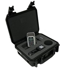 SKB Custom Fit Waterproof Equipment Case for Zoom H2 Portable Stereo Digital Recorder