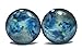 LilMents Earth World Globe Planet Unisex Mens Womens Stainless Steel Stud Earrings