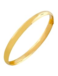 14 Karat Yellow Gold 6-mm Classic Bangle (Size 8)