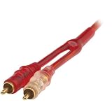 Raptor RHRCA-6 6-Feet (1.82m) Red Hot Series RCA Audio Cable