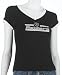 5th & Ocean Oakland Raiders Ladies Knit V-Neck Ringer Tee