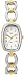 Timex Ladies White Dial Two Tone Bracelet Watch - T2M474P4