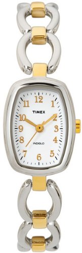 Timex Women's T2M474 Classic Two-Tone Stainless Steel Bracelet Watch